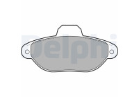 Brake Pad Set, disc brake LP2013 Delphi