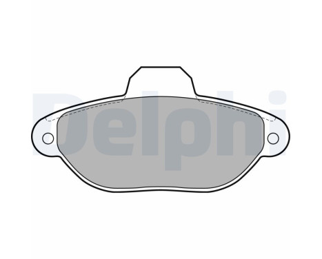 Brake Pad Set, disc brake LP2013 Delphi