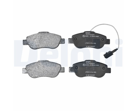 Brake Pad Set, disc brake LP2014 Delphi, Image 2