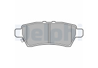 Brake Pad Set, disc brake LP2016 Delphi