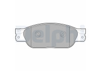 Brake Pad Set, disc brake LP2020 Delphi