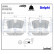 Brake Pad Set, disc brake LP2022 Delphi