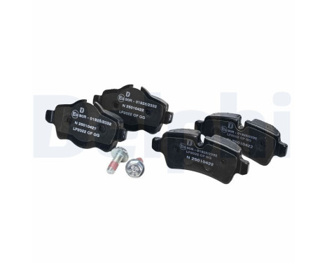 Brake Pad Set, disc brake LP2022 Delphi, Image 2