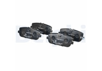 Brake Pad Set, disc brake LP2027 Delphi