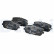 Brake Pad Set, disc brake LP2027 Delphi