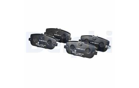 Brake Pad Set, disc brake LP2027 Delphi