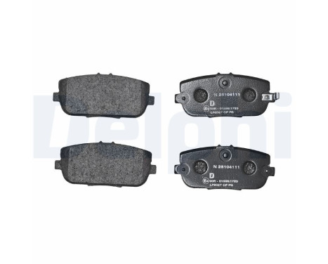 Brake Pad Set, disc brake LP2027 Delphi, Image 2