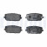 Brake Pad Set, disc brake LP2027 Delphi, Thumbnail 2