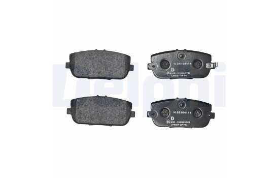 Brake Pad Set, disc brake LP2027 Delphi, Image 2