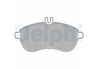 Brake Pad Set, disc brake LP2028 Delphi