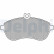 Brake Pad Set, disc brake LP2028 Delphi