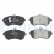 Brake Pad Set, disc brake LP2028 Delphi, Thumbnail 2