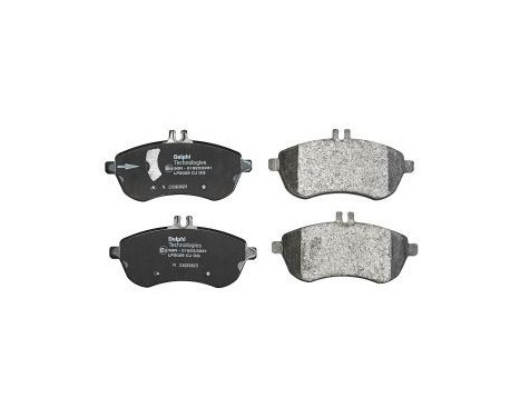 Brake Pad Set, disc brake LP2028 Delphi