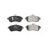 Brake Pad Set, disc brake LP2028 Delphi