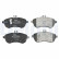 Brake Pad Set, disc brake LP2028 Delphi