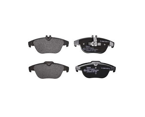 Brake Pad Set, disc brake LP2029 Delphi, Image 2