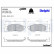Brake Pad Set, disc brake LP2030 Delphi, Thumbnail 3