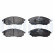 Brake Pad Set, disc brake LP2030 Delphi, Thumbnail 3