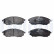 Brake Pad Set, disc brake LP2030 Delphi, Thumbnail 2