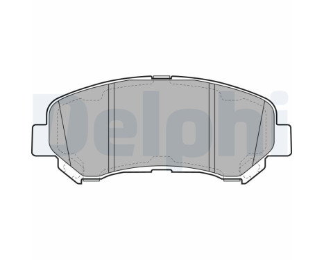 Brake Pad Set, disc brake LP2031 Delphi