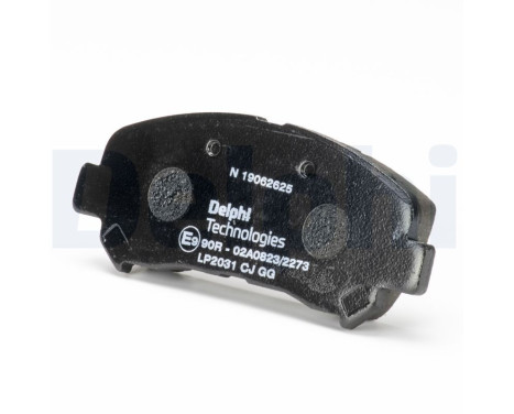 Brake Pad Set, disc brake LP2031 Delphi
