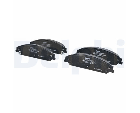 Brake Pad Set, disc brake LP2033 Delphi