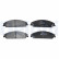 Brake Pad Set, disc brake LP2033 Delphi, Thumbnail 2