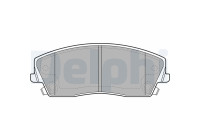 Brake Pad Set, disc brake LP2034 Delphi
