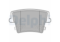 Brake Pad Set, disc brake LP2035 Delphi