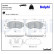 Brake Pad Set, disc brake LP2036 Delphi