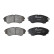 Brake Pad Set, disc brake LP2036 Delphi, Thumbnail 3