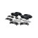 Brake Pad Set, disc brake LP2036 Delphi