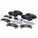 Brake Pad Set, disc brake LP2036 Delphi
