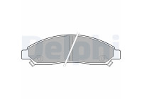 Brake Pad Set, disc brake LP2037 Delphi