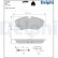 Brake Pad Set, disc brake LP2039 Delphi