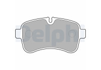 Brake Pad Set, disc brake LP2040 Delphi