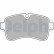 Brake Pad Set, disc brake LP2040 Delphi