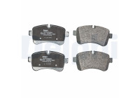 Brake Pad Set, disc brake LP2040 Delphi