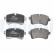 Brake Pad Set, disc brake LP2040 Delphi