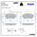 Brake Pad Set, disc brake LP2043 Delphi
