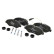 Brake Pad Set, disc brake LP2043 Delphi, Thumbnail 2