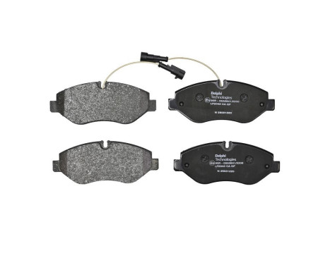 Brake Pad Set, disc brake LP2043 Delphi, Image 3