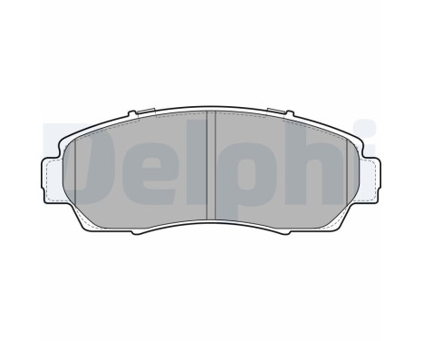 Brake Pad Set, disc brake LP2046 Delphi