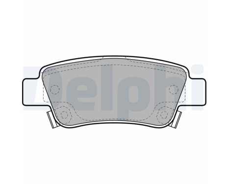 Brake Pad Set, disc brake LP2047 Delphi