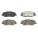 Brake Pad Set, disc brake LP2048 Delphi