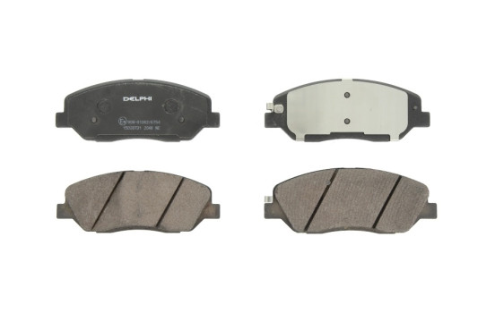 Brake Pad Set, disc brake LP2048 Delphi