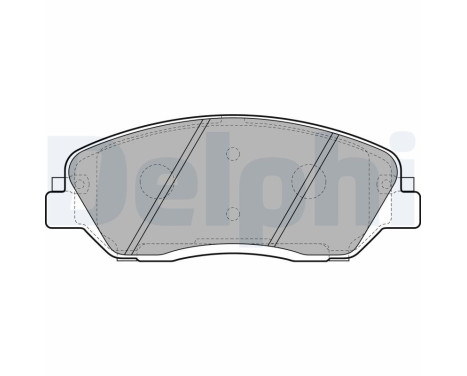 Brake Pad Set, disc brake LP2048 Delphi, Image 2