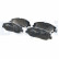 Brake Pad Set, disc brake LP2048 Delphi, Thumbnail 3