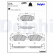 Brake Pad Set, disc brake LP2048 Delphi, Thumbnail 4