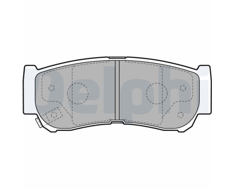 Brake Pad Set, disc brake LP2049 Delphi